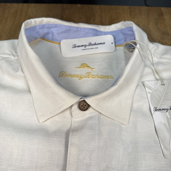 NWT Tommy Bahama Tiki Touchdown Short Sleeve Button Down Men's 3XL 100% Silk - Picture 5 of 15
